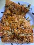 Salmón con salsa de Maracuja en su punto perfecto