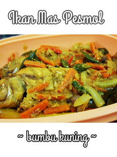 Foto resep Ikan Mas Pesmol (Bumbu Kuning)