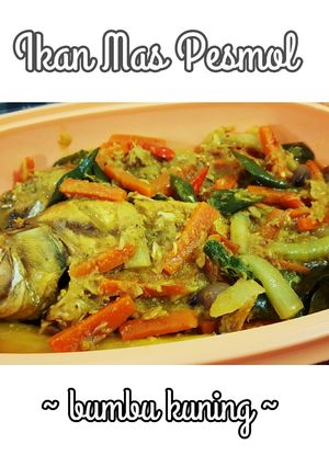 Foto resep Ikan Mas Pesmol (Bumbu Kuning)