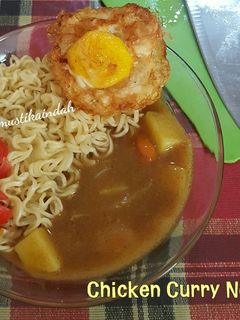 Foto resep CHICKEN CURRY NOODLE