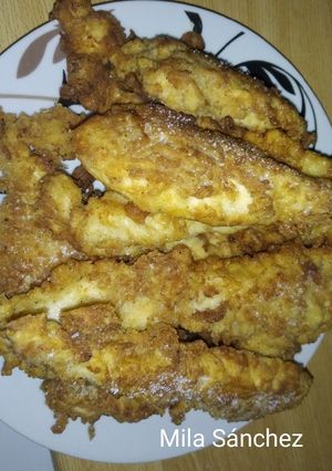 Una foto de Tiras de pollo estilo KFC