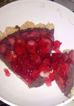 Una foto de Tarta light de frutilla