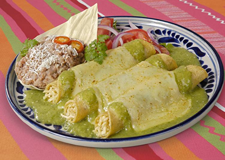 Enchiladas Suizas en microondas