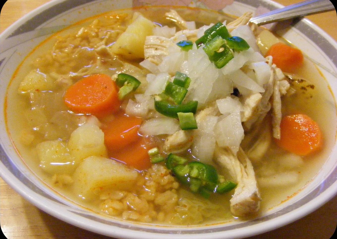 Caldito de pollo para el alma