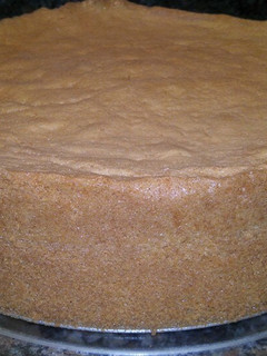 Una foto de Bizcochuelo sin tacc light con 3 ingredientes súper fácil. Y húmedo
