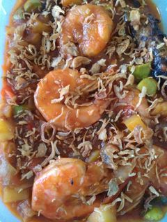 Foto resep Udang pete saos padang