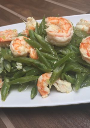 Foto resep Tumis buncis udang