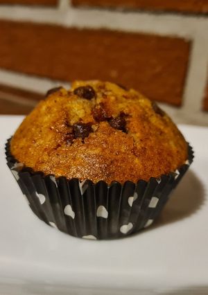 Φωτογραφία της συνταγής Muffins καρότου με αλεύρι ολικής και κομματάκια σοκολάτας