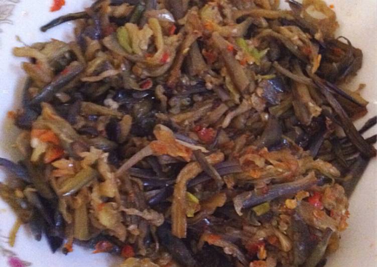 Terong gurih rica-rica