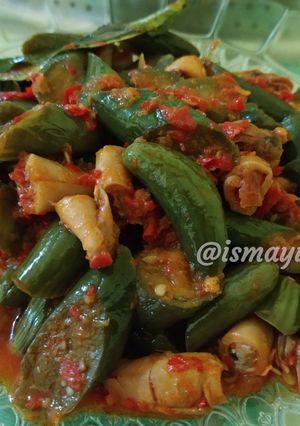 Foto resep Tumis baby cumi terong ijo