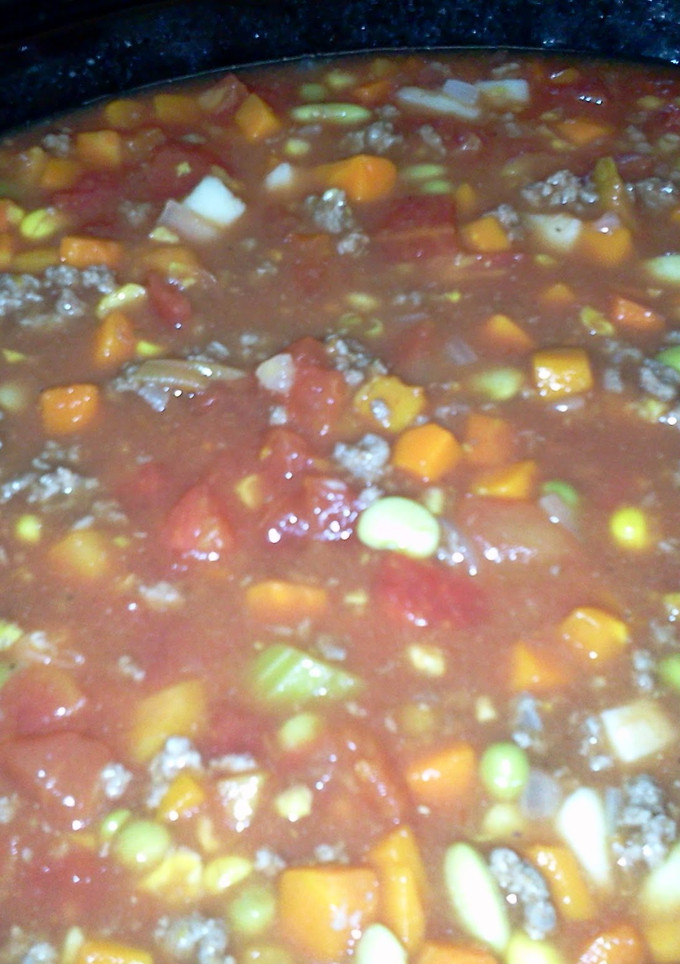 A picture of Hamburger Soup.