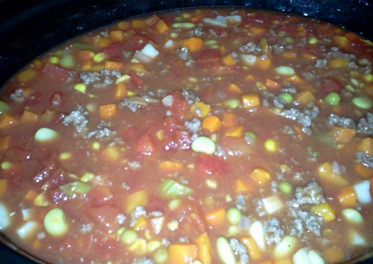 Steps to Prepare Any-night-of-the-week Hamburger Soup