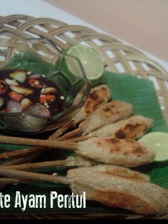 Foto resep Sate Ayam Pentul