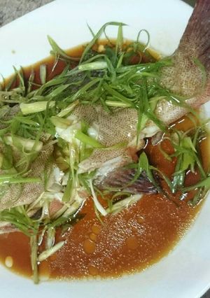 Foto resep Steam ikan kerapu merah