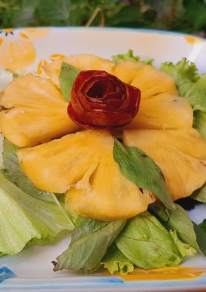 Hình của món Salad thơm/dứa.
