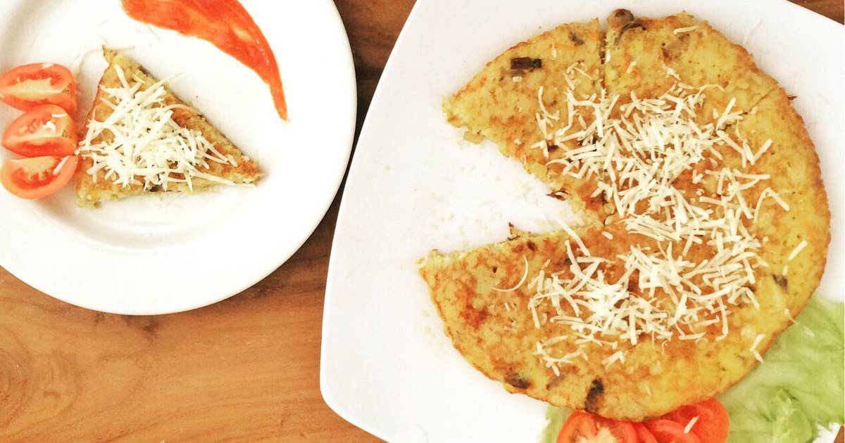 Resep Omelet  Nasi  oleh Saltytongue Famella Cookpad