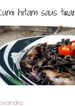 Foto resep Cumi Hitam Saus Tiram