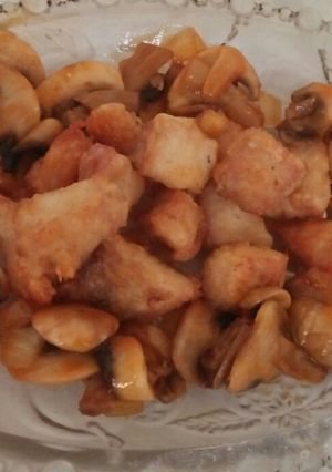 Foto resep Ayam fillet saos jamur asam manis