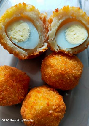 Foto resep Rice ball isi telor puyuh
