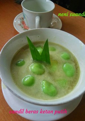 Foto resep Bubur candil beras ketan putih