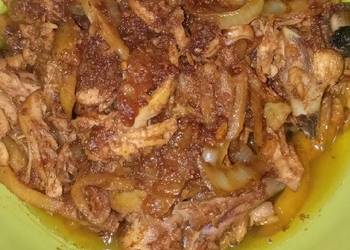 Cara Membuat Ayam kentang kecap (Suir) Ala Rumahan