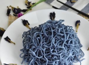 Foto resep MITEL BUTEL (Mie Telur Bunga Telang)