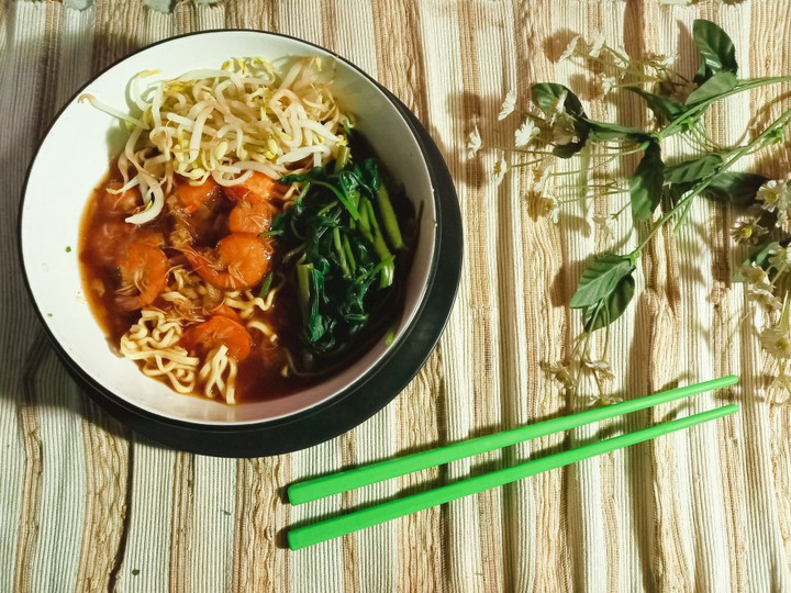Resep Mie Kangkung Udang yang Lezat Sekali