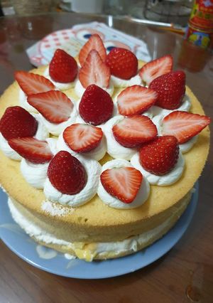 生日快樂蛋糕 的食譜成品照片