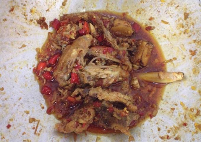 Rica Tulang Ayam (Bumbu iris)