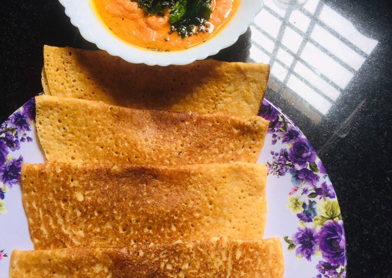 Sprouted grounuts dosai