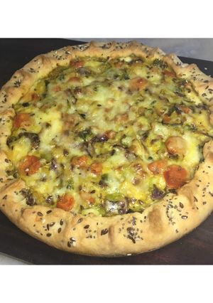 Una foto de Tarta mix de verduras