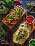 Mexican Chicken Tacos With Tortilla Homemade