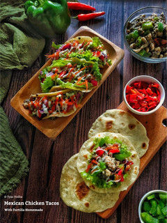 Foto resep Mexican Chicken Tacos With Tortilla Homemade