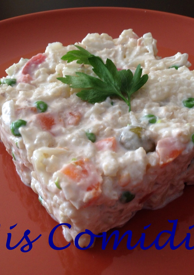 Una foto de Ensaladilla rusa de coliflor