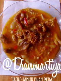 Foto resep Usus-Jamur Kuah Pedas