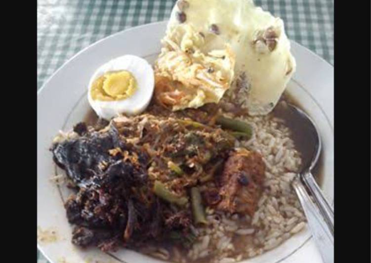 Resep Pecel Rawon Maknyus, Sempurna