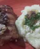 Pollo y Queso envuelto en Bacon