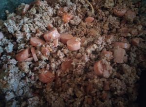 Una foto de Tacos de discada, platillo típico de la región de Chihuahua