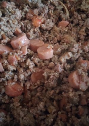 Una foto de Tacos de discada, platillo típico de la región de Chihuahua