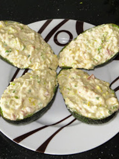Una foto de Aguacate rellenos