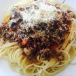 Spaghetti con carne molida