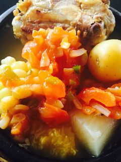 Una foto de Sancocho criollo