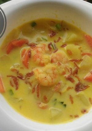 Foto resep MPASI 1Y+ Soto Udang Kuah Susu