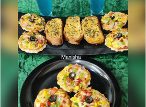A picture of Cheesy Mini Pizza (No Fire).