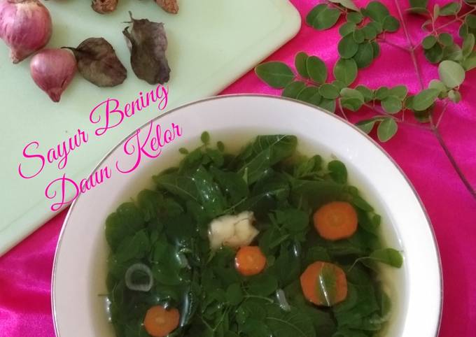 Resep Sayur Bening Daun Kelor Oleh Wulan Cookpad 9529