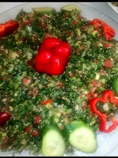 صورة لوصفة تبولة
