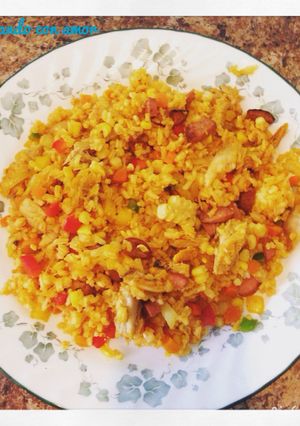 Una foto de Arroz relleno 
