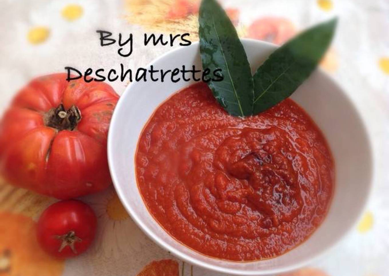 Homemade tomato paste