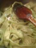 Fresh homemade tagliatelle