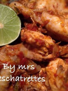 A picture of Ayam rica rica.